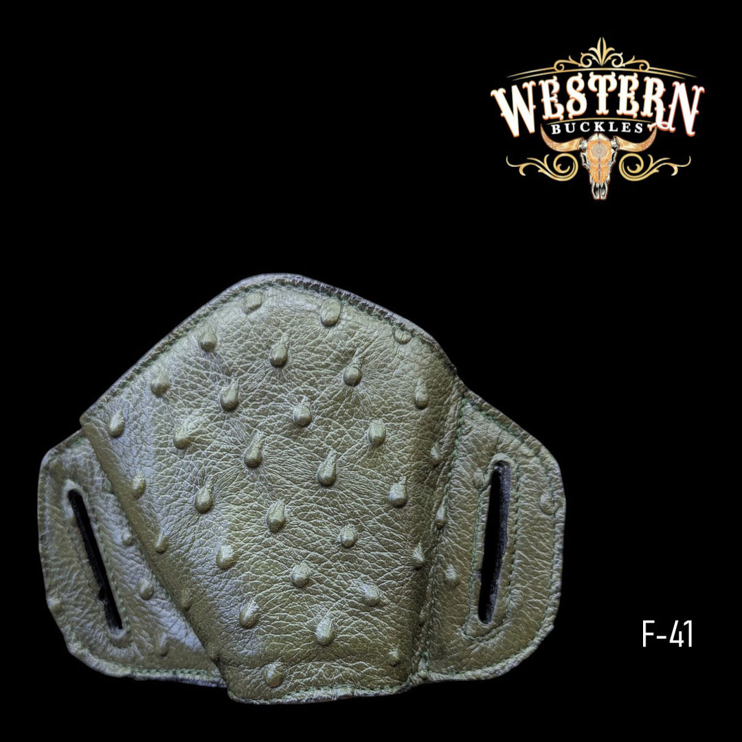 Gun Holster Funda Green Sintetic Leather