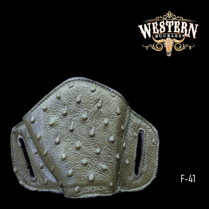 Gun Holster Funda Green Sintetic Leather