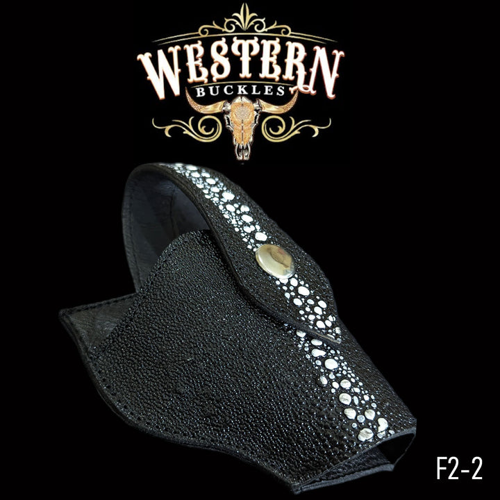 Gun Holster Funda Mantarraya Negro-The Western Buckles