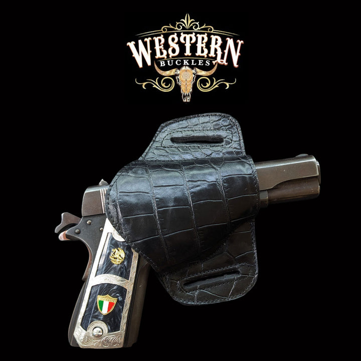 Gun Holster Sintetic Black-The Western Buckles