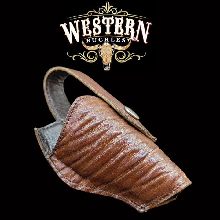 Gun Holster Sintetic Brown Shark-The Western Buckles