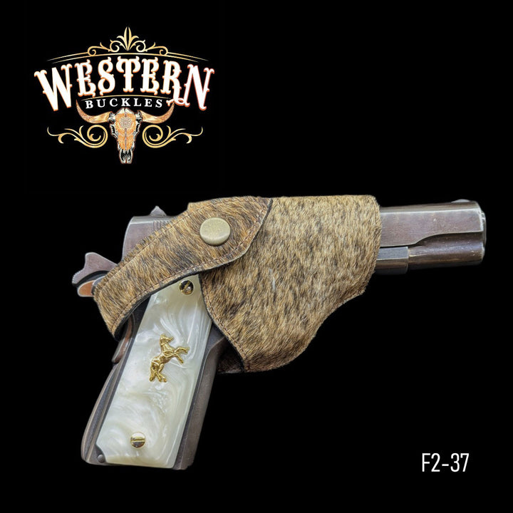 Gun Holster Sintetic Cow Light-The Western Buckles