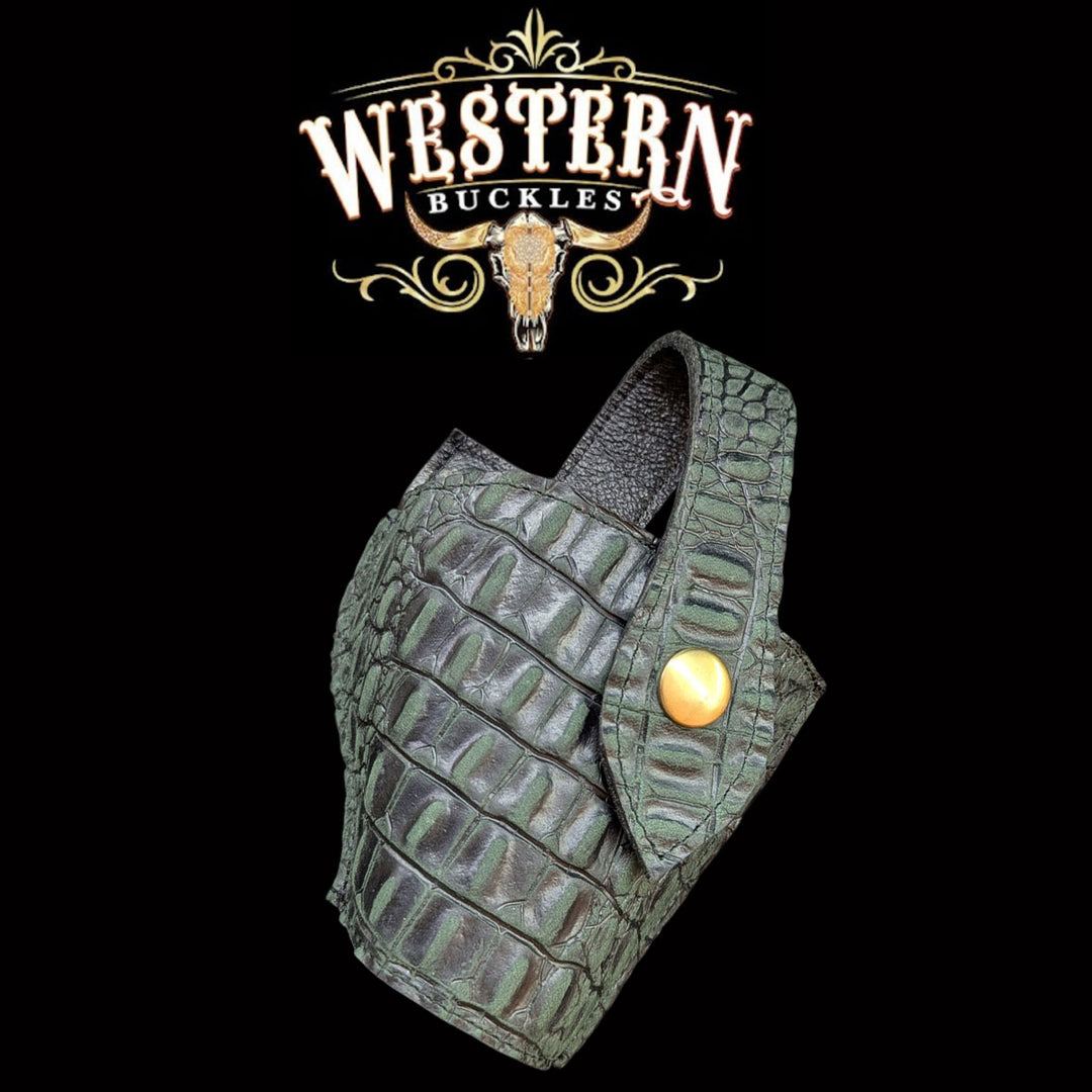 Gun Holster Sintetic Green-The Western Buckles