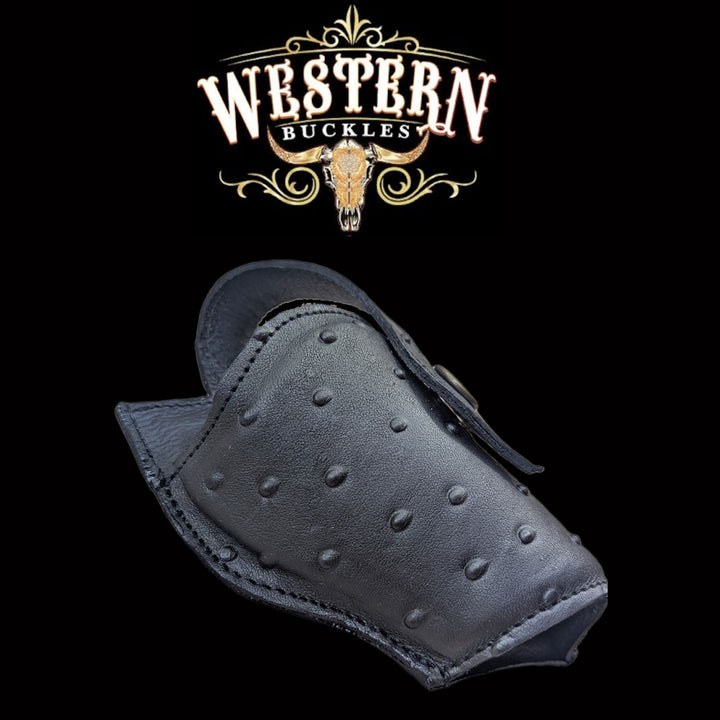 Gun Holster Black Ostrich 1911-The Western Buckles
