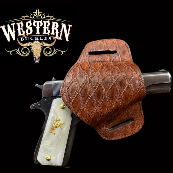 Gun Holster Sintetic Red Bear-The Western Buckles