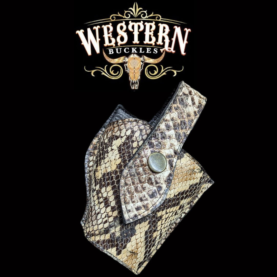 Gun Holster Sintetic White Snake-The Western Buckles