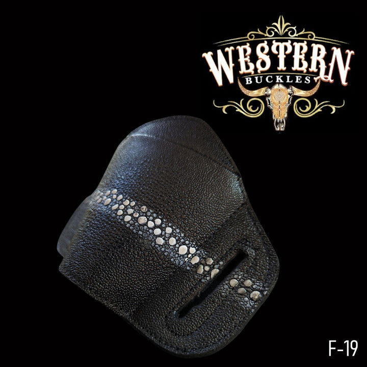 Gun Holster Sintetic White and Black-The Western Buckles