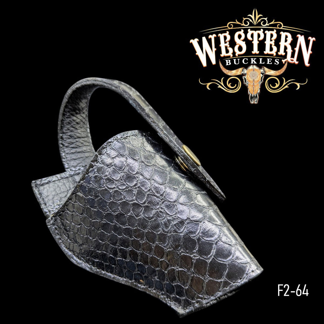 Gun Holsters Black Cocodrile Sintetic Leather