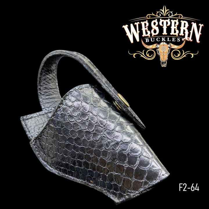 Gun Holsters Black Cocodrile Sintetic Leather