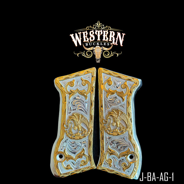 Eagle Gun Grips | Handcrafted by Western Buckles | SKU J-BA-AG-1