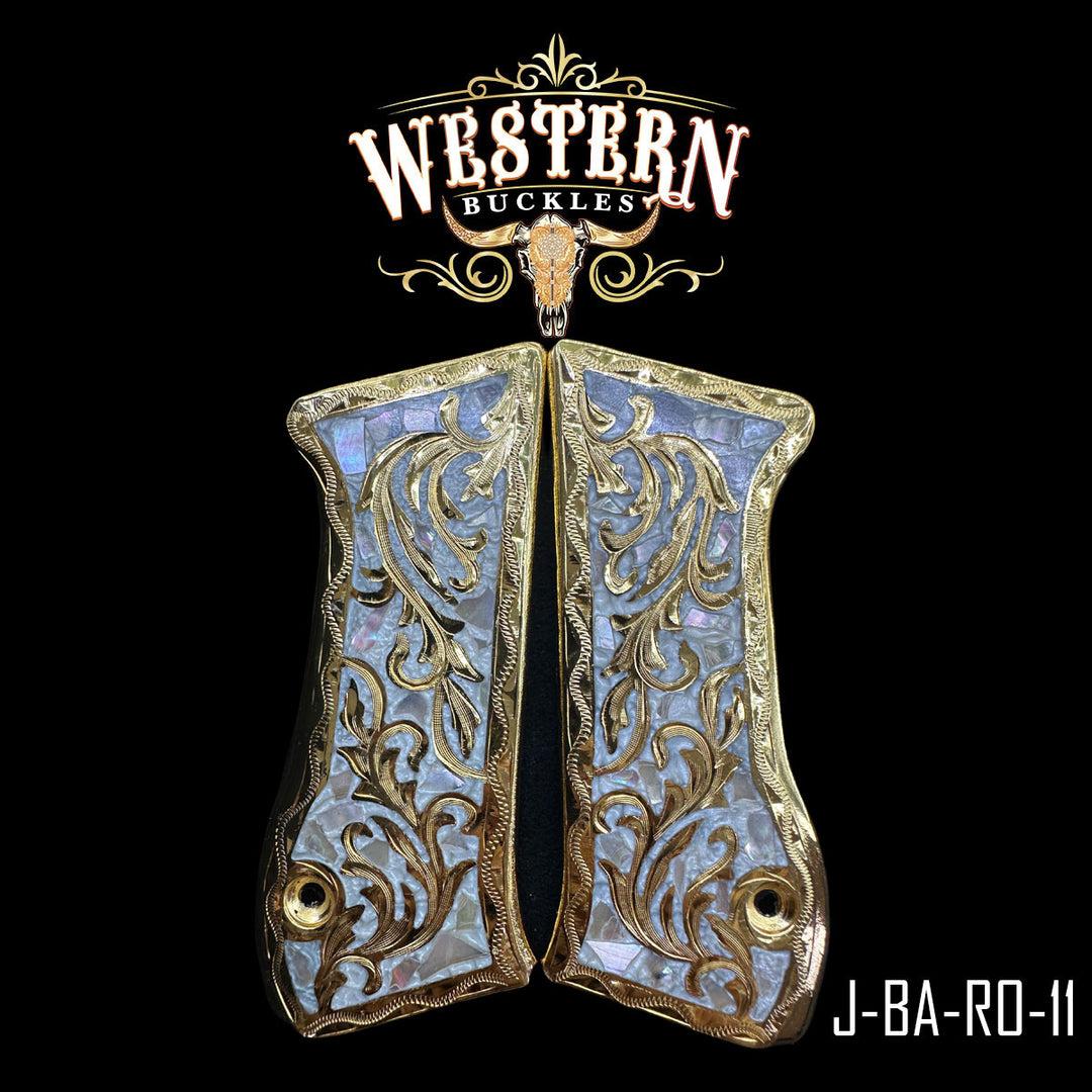 Gun Grips — Artisan Resin | Handcrafted by Western Buckles | SKU J-BA-RO-11