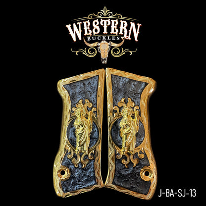 Cachas Jericho San Judas Oro y Resina Gris