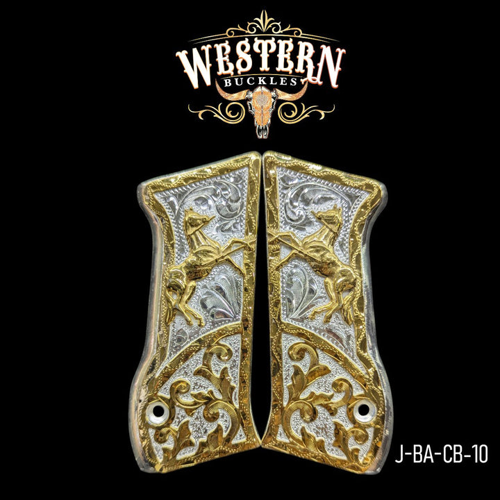 Jericho 941 9mm Grips Caballo Rameado-The Western Buckles