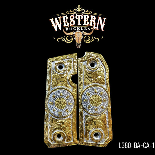 Cachas Llama 380 Grips Calendario Rameado Oro