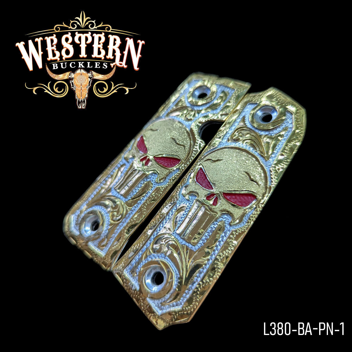 Cachas Llama 380 Grips Rameada El Castigador 