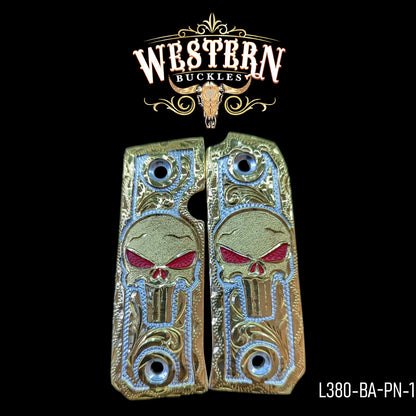 Cachas Llama 380 Grips Rameada El Castigador 