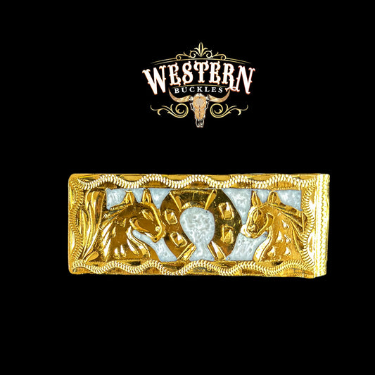 Money Clip Chapa De Oro Caballo