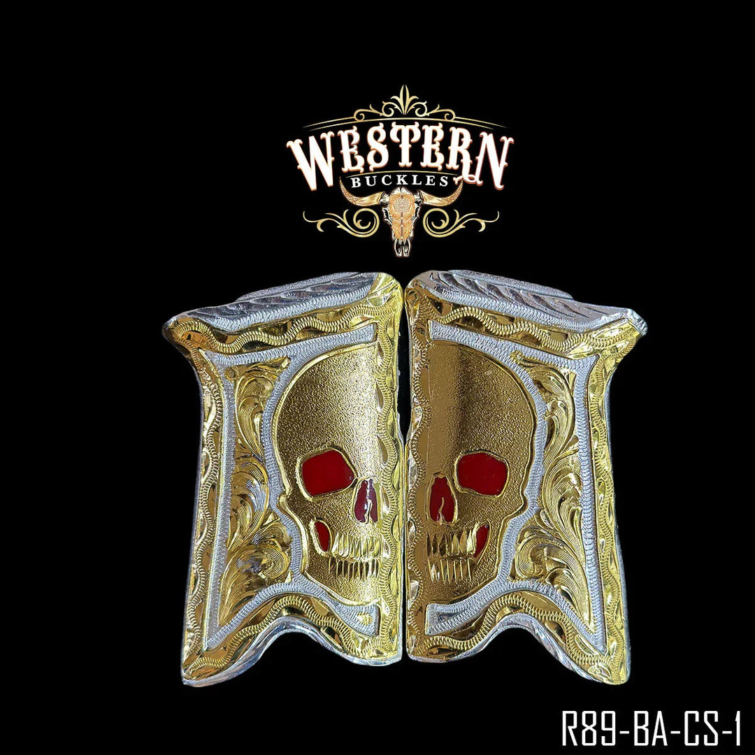 Cachas Ruger P84,85,86 y 89 Grips Calavera