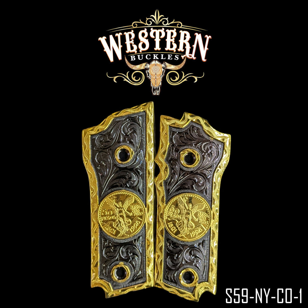 Smith & Wesson Centenario Gun Grips | Handcrafted by Western Buckles | SKU S59-NY-CO-1