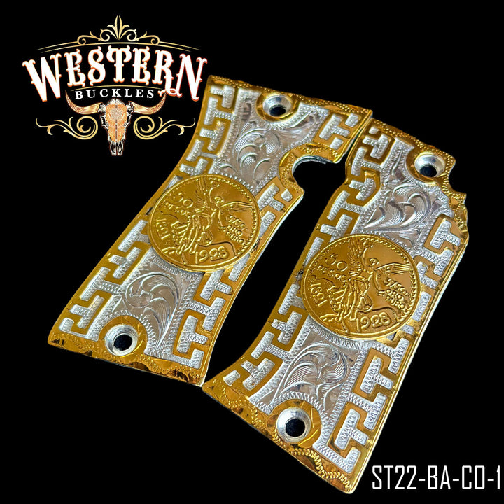 Star 22 Centenario Gold and Silver Engraving