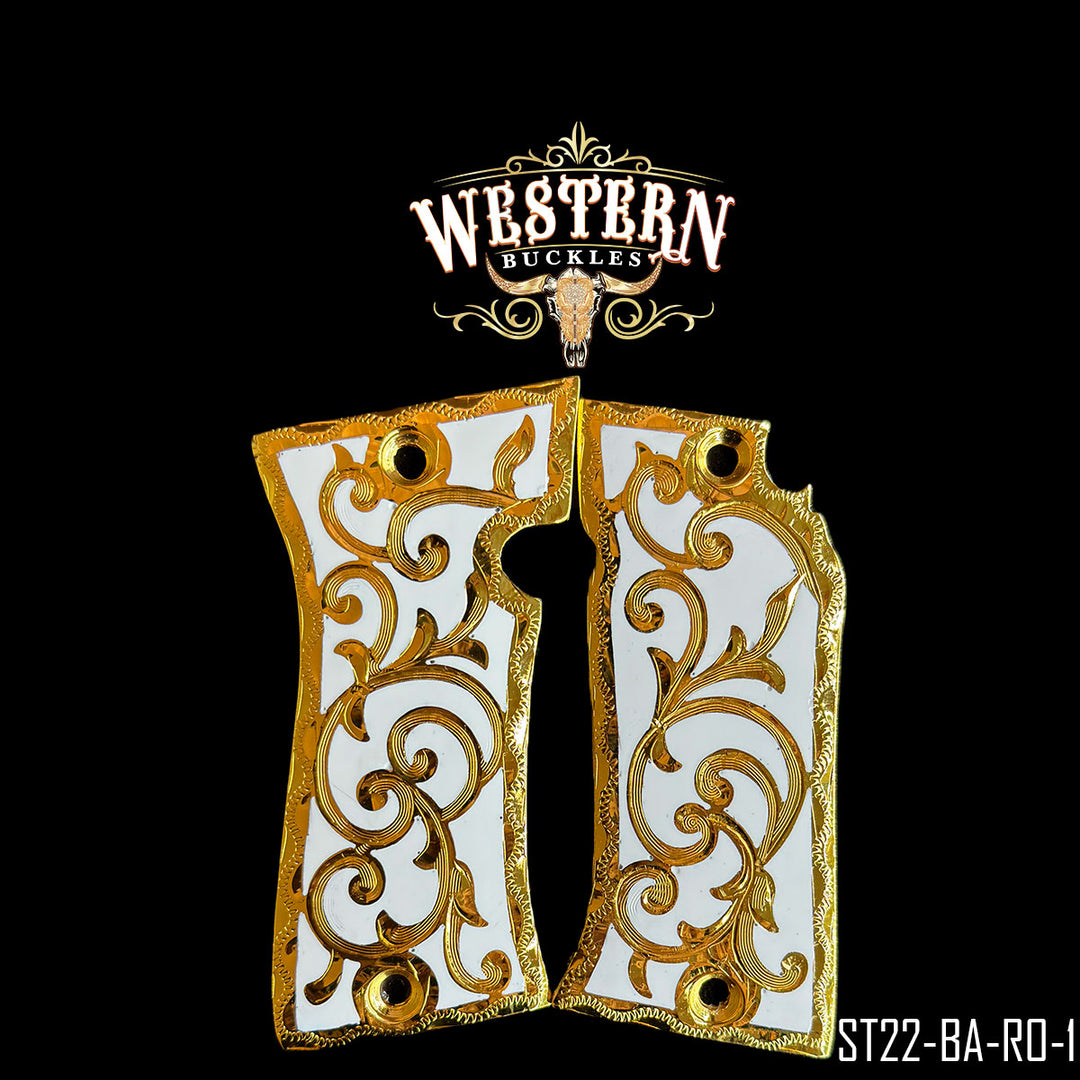 Star Cachas — Artisan Resin | Handcrafted by Western Buckles | SKU ST22-BA-RO-1