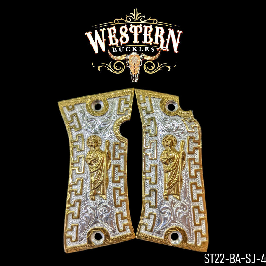 Cachas Star 22 San Judas 24K Gold-Plated Engraving