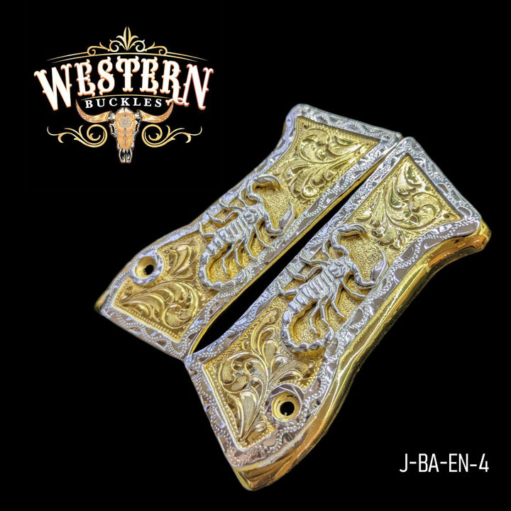 Scorpion Custom Grips for the IWI Jericho 941 — 24K Gold-Plated