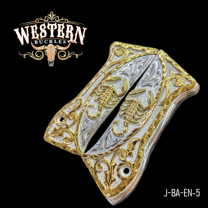 Scorpion Custom Grips for the IWI Jericho 941 — 24K Gold-Plated &amp; Silver-Plated