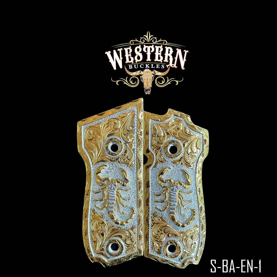 Smith and Wesson 39 Scorpion Gold-The Western Buckles