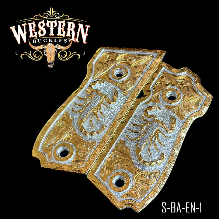 Smith and Wesson 39 Scorpion Gold-The Western Buckles