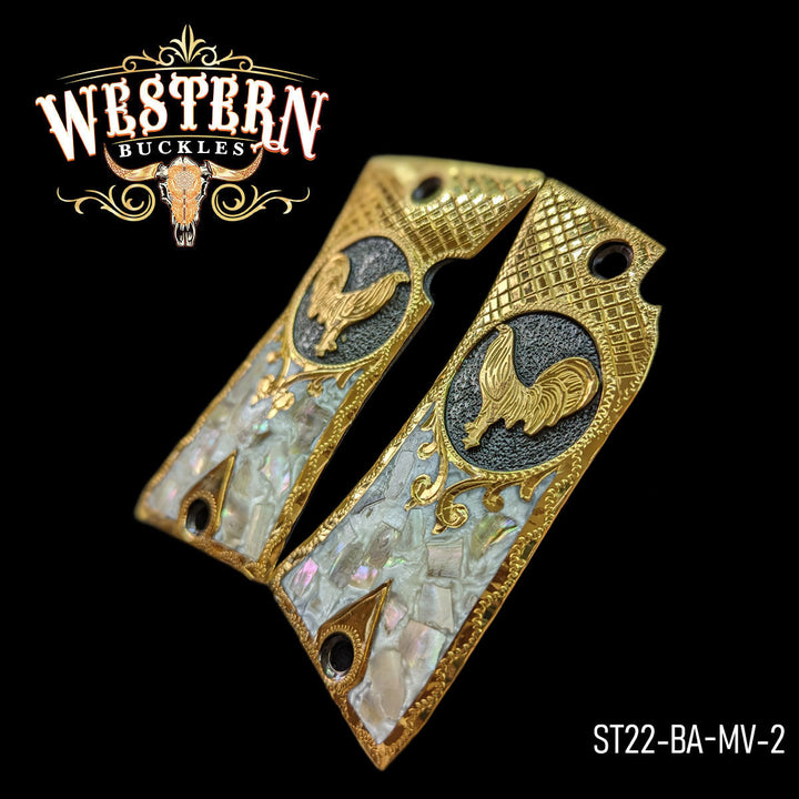 Star 22 Roaster Pearl Resin Grips-The Western Buckles