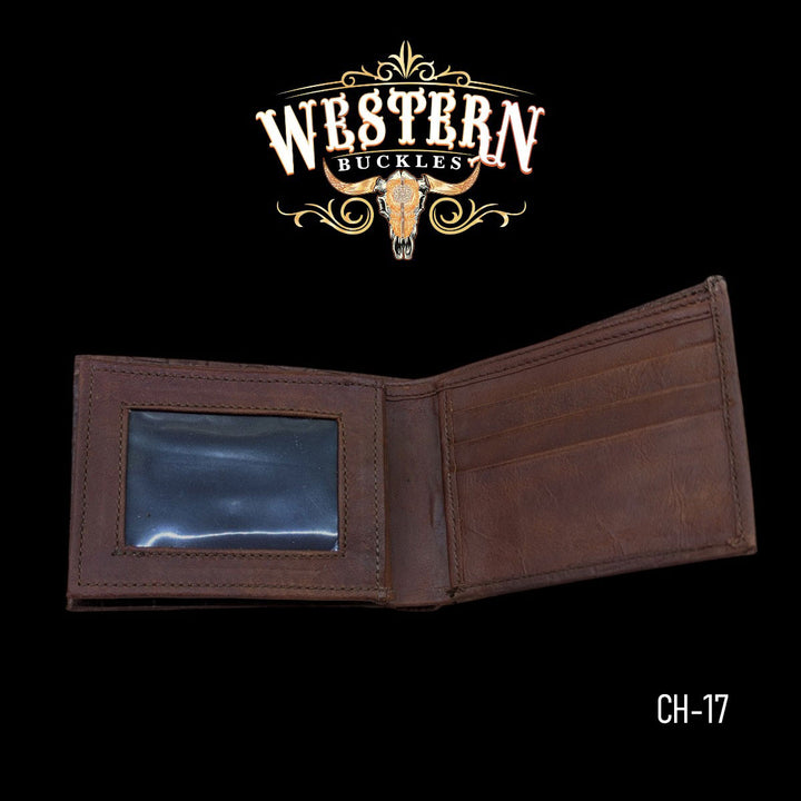 Synthetic Leather Light Brown Cocodrile Wallet-The Western Buckles