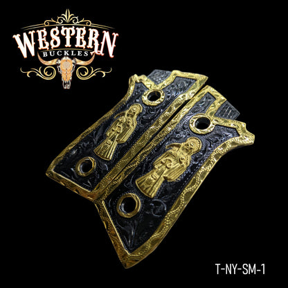 Cacha Taurus Santa Muerte Oro