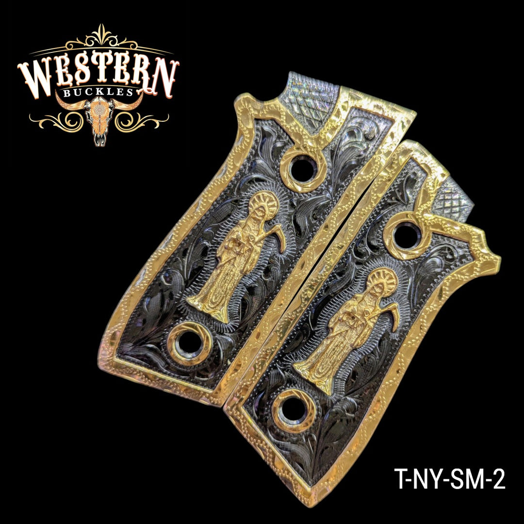 Taurus PT92 Holy Death Black and Gold