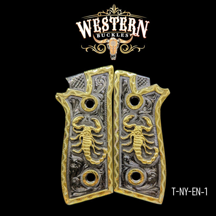 Taurus PT Scorpion Black Nickel and Gold Plating
