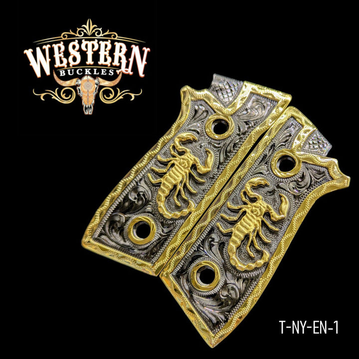Taurus PT Scorpion Black Nickel and Gold Plating