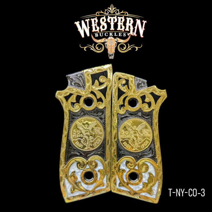 Taurus Pt Centenary Black and White Resin-The Western Buckles