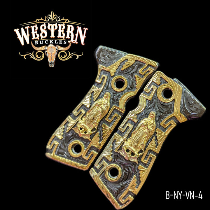 Virgin Custom Grips for Beretta 92FS — 24K Gold-Plated