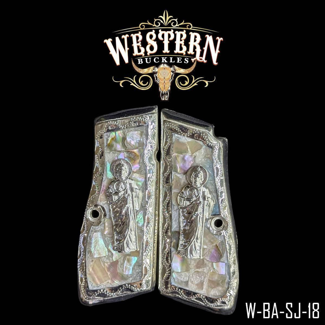 Cachas Browning High Power Grips San Judas - Western Buckles