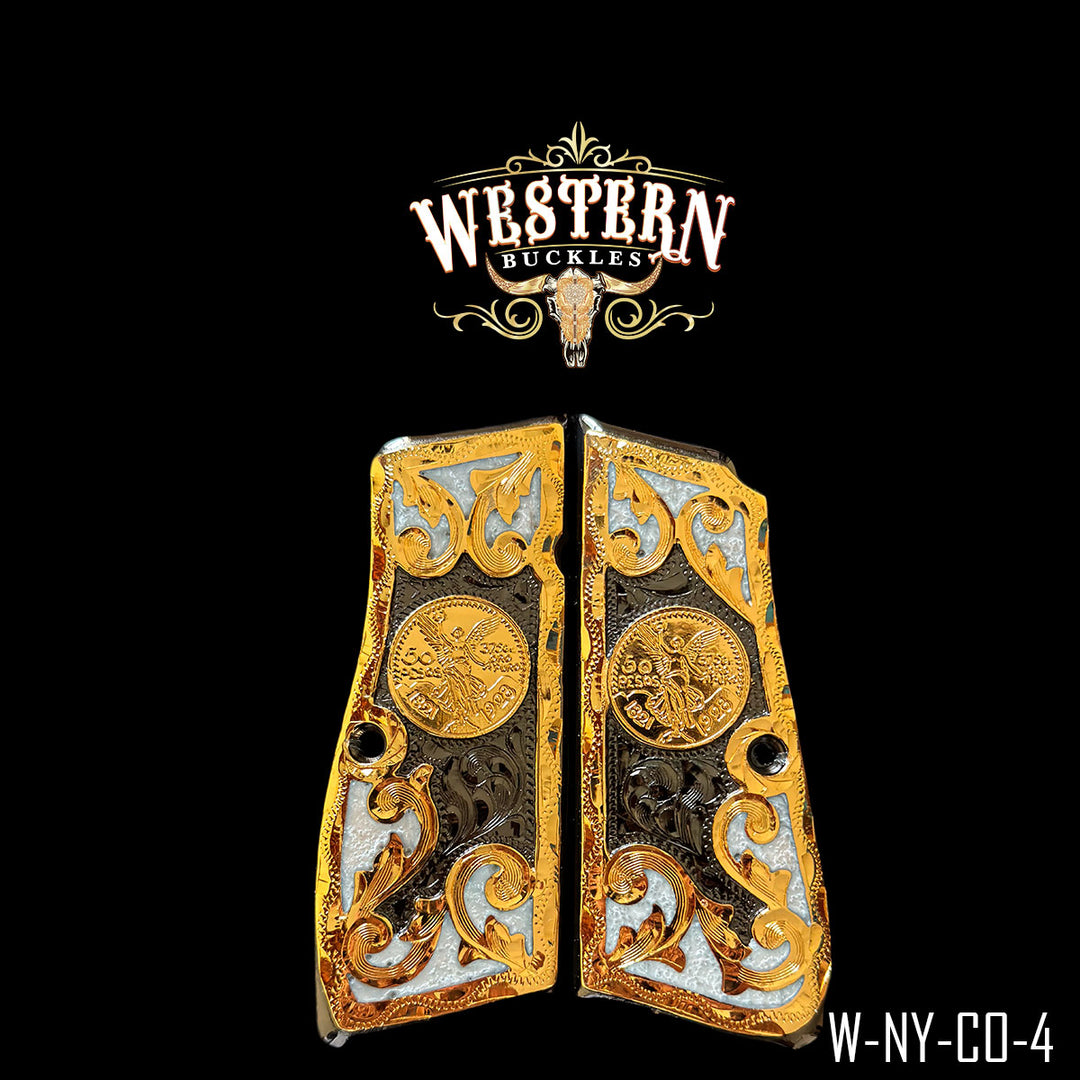 Browning HP Centenario Gun Grips | Handcrafted by Western Buckles | SKU W-NY-CO-4
