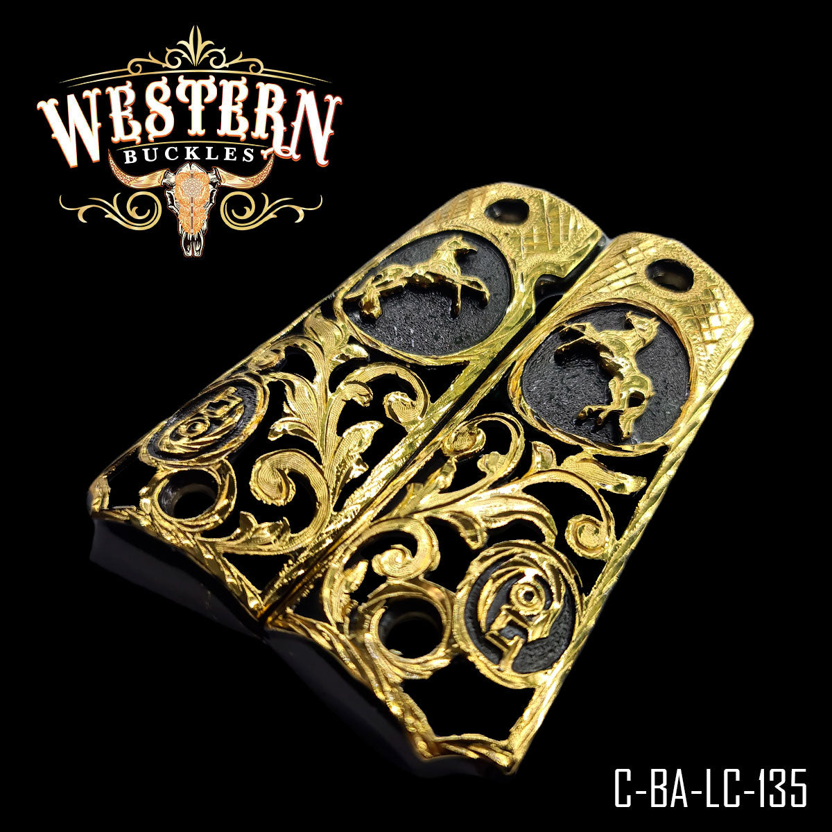 Colt Centenario Engraved Grip – Western Buckles