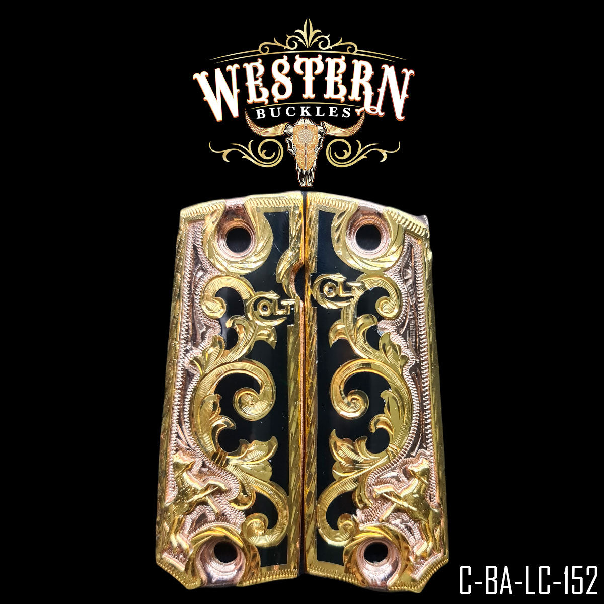 Colt Centenario Engraved Grip – Western Buckles