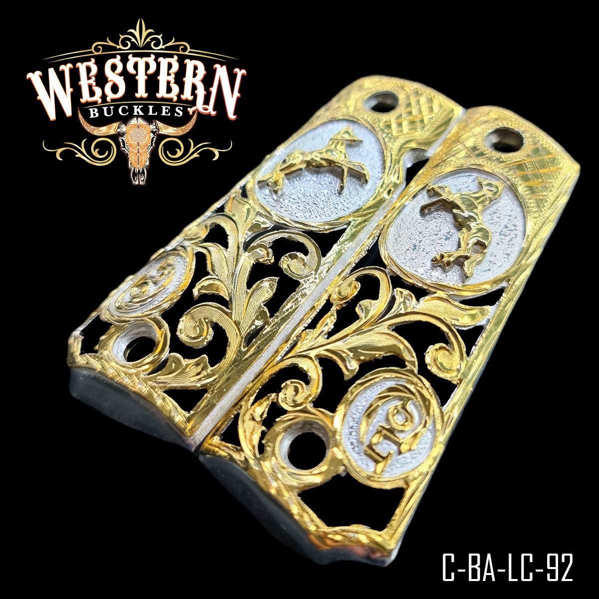 Colt Centenario Engraved Grip – Western Buckles