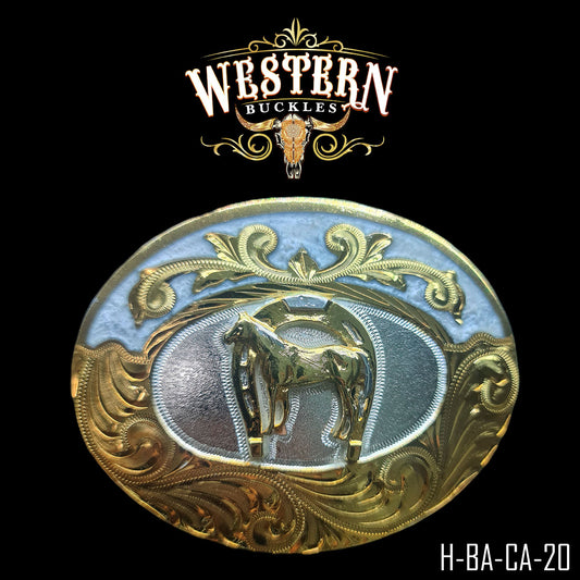 Large Oval Horse Buckle