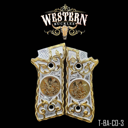 Cacha Taurus PT Centenario Oro Rameada - Western Buckles