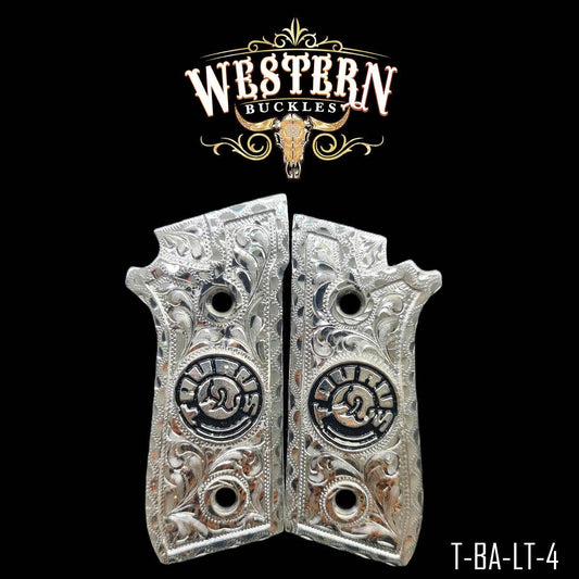 Cacha Taurus Logo Taurus Plata - Western Buckles