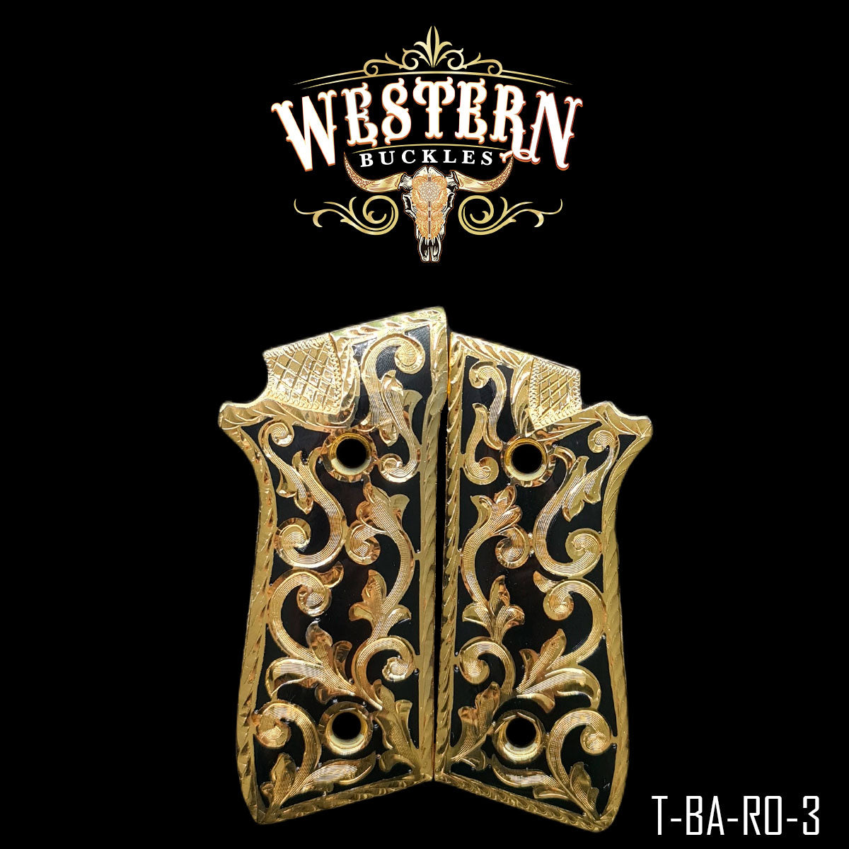 Cacha Taurus Rameada Oro y Resina