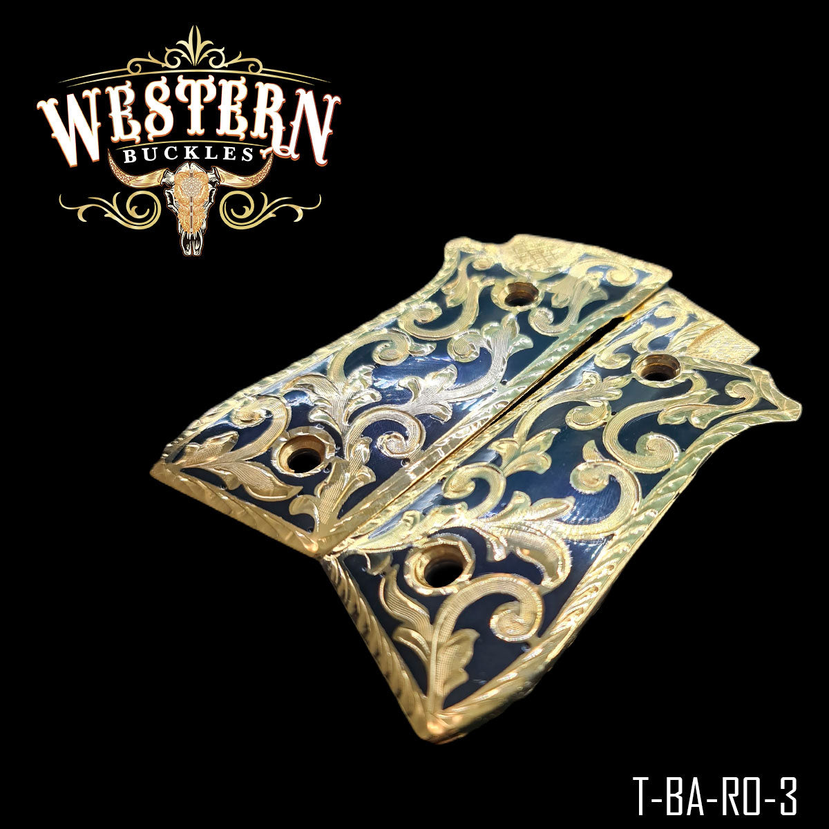 Cacha Taurus Rameada Oro y Resina